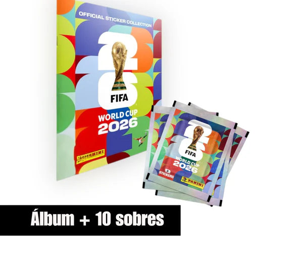 Album Panini + 10 Sobres Caramelos x 7