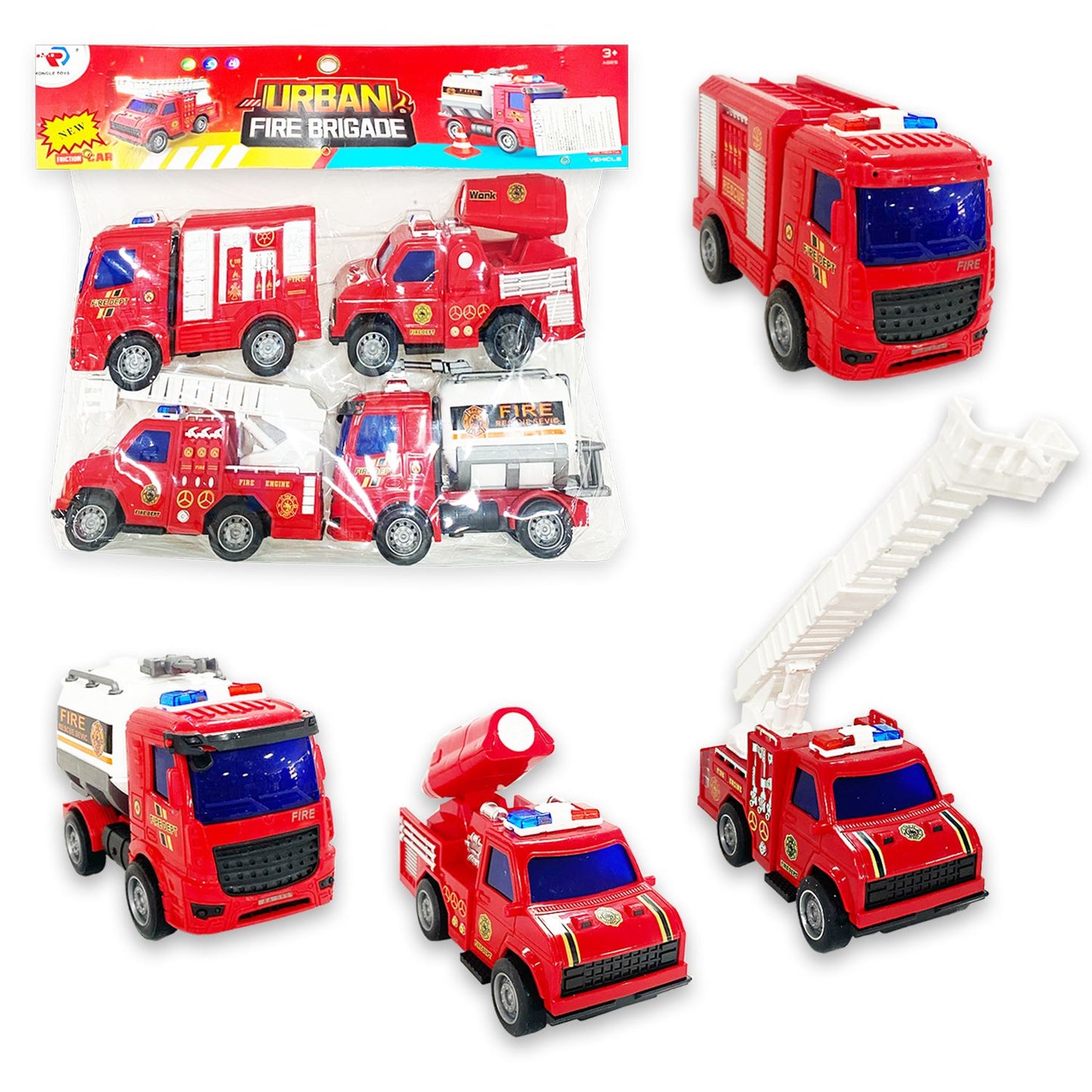 Carro Bombero x 4 Grande