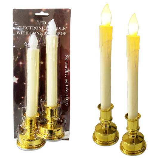 Vela Navideña Luz x 2