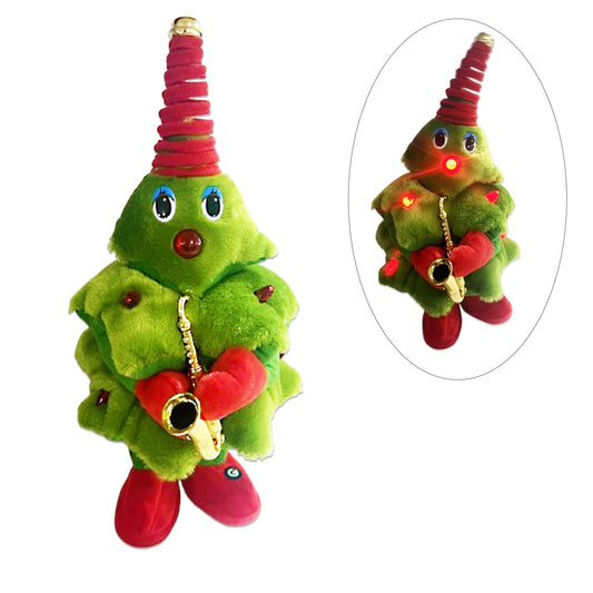 Muñeco Navideño Árbol Sonido Luz Movimiento