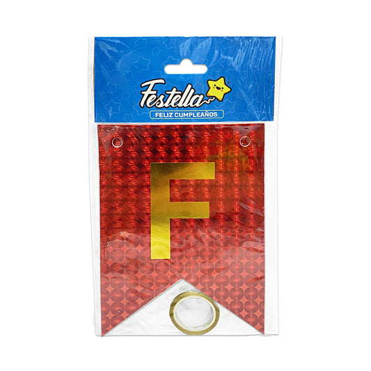 Letrero Banderin Feliz Cumpleaños