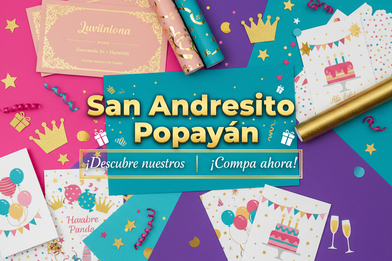 nombre de la empresa con fondo de papeleria e invitacion a comprar algo